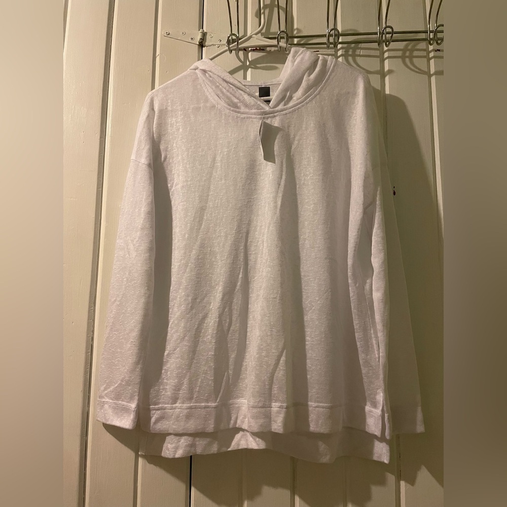 Old Navy sheer hooded top-small NWT